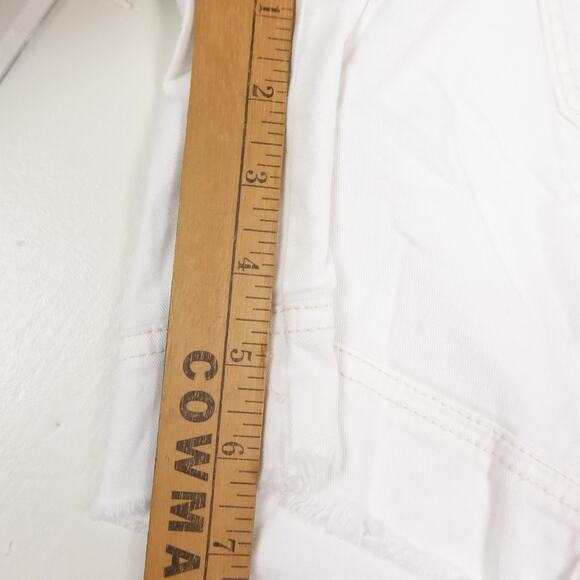 Free People Shorts Womens SZ 6 6.5" Inseam Cut Off Cargo Zip Pockets Mid Rise - Picture 7 of 13